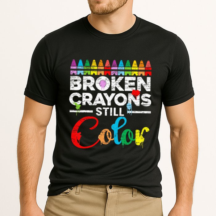Broken Crayons Still Color Mental Health Awareness Supporter Performance Shirt