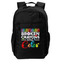 Broken Crayons Still Color Mental Health Awareness Supporter Backpack
