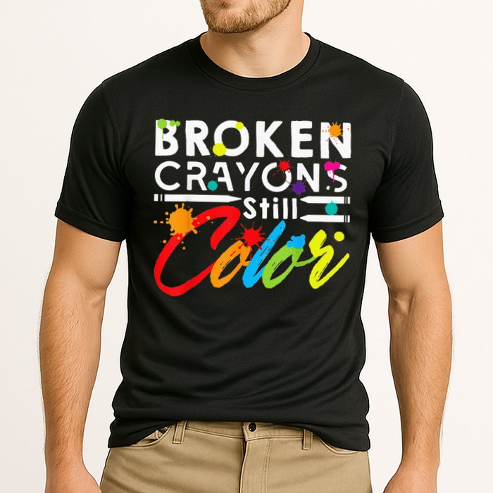 Broken Crayons Still Color Mental Health Awareness Performance Shirt