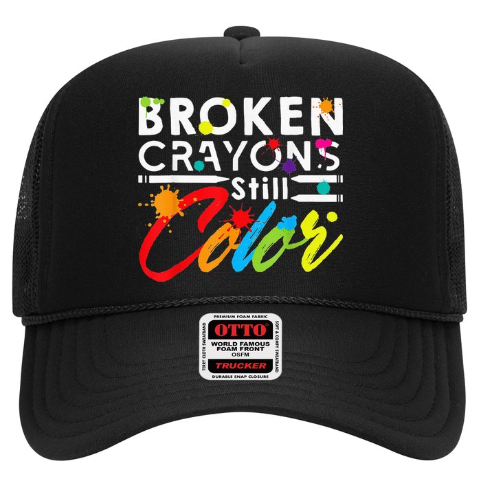 Broken Crayons Still Color Mental Health Awareness Hat