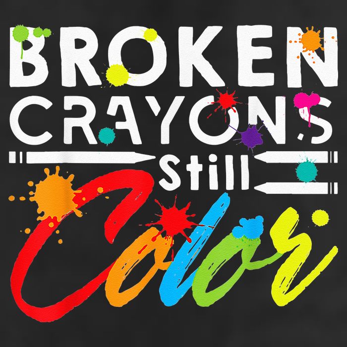 Broken Crayons Still Color Mental Health Awareness Golf Towel
