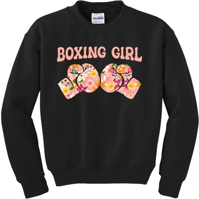 Boxing Combat Sports Sparring Gloves Boxer Boxing Gift Kids Sweatshirt