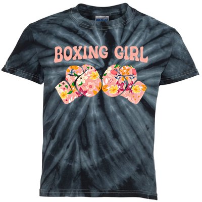 Boxing Combat Sports Sparring Gloves Boxer Boxing Gift Kids Tie-Dye T-Shirt