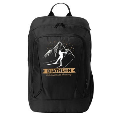 Biathlon CrossCountry Skiing Biathlete Shooting City Backpack