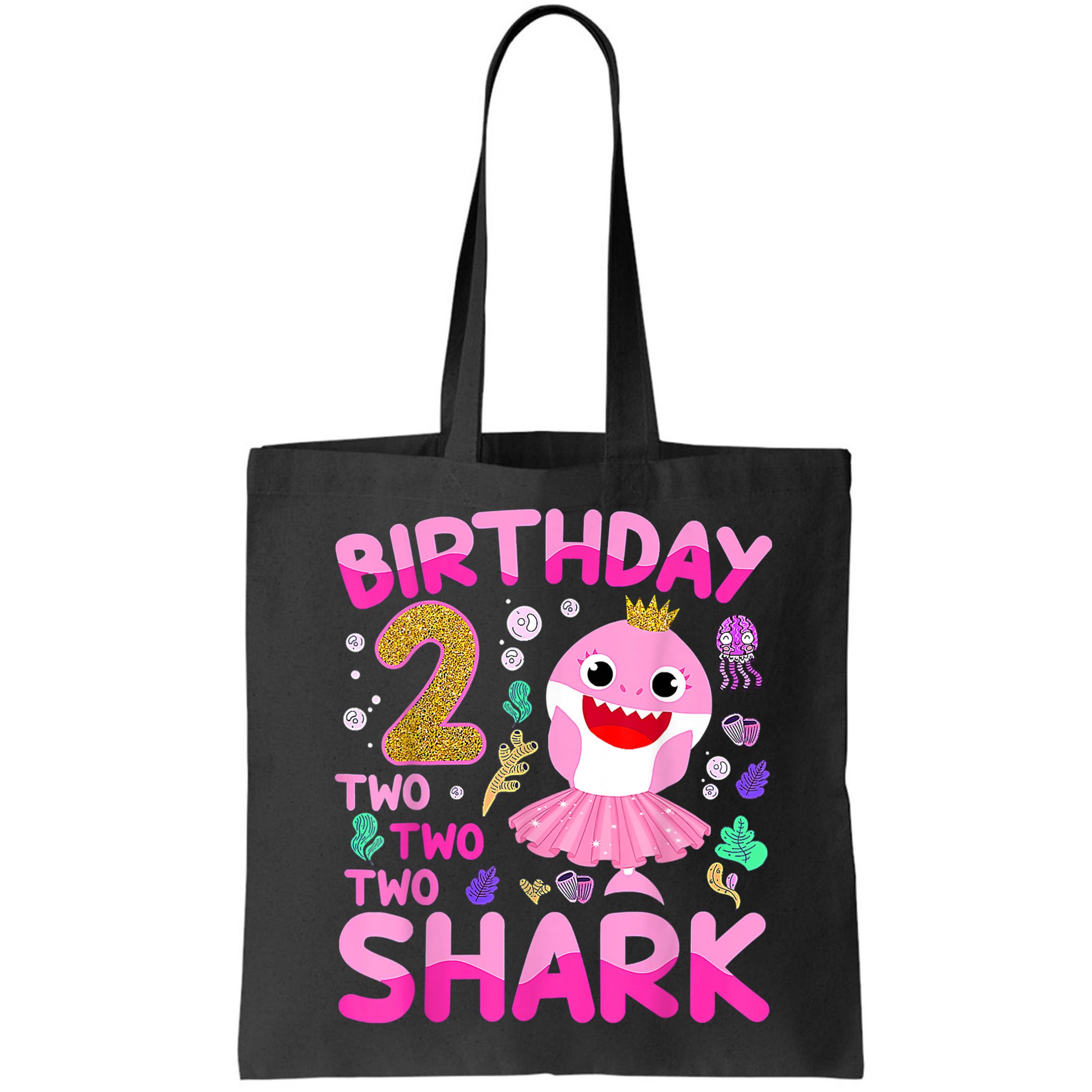 Baby Cute Shark 2nd Birthday Boy Girl 2 Year Old Gifts Bag