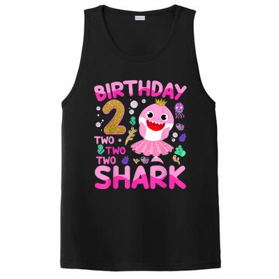 Baby Cute Shark 2nd Birthday Boy Girl 2 Year Old Gifts PosiCharge Competitor Tank