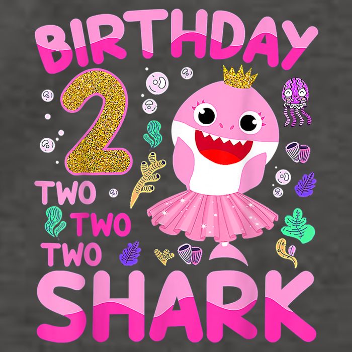 Baby Cute Shark 2nd Birthday Boy Girl 2 Year Old Gifts Vector Backpack