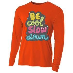 Be Cool Slow Down Cooling Performance Long Sleeve Crew