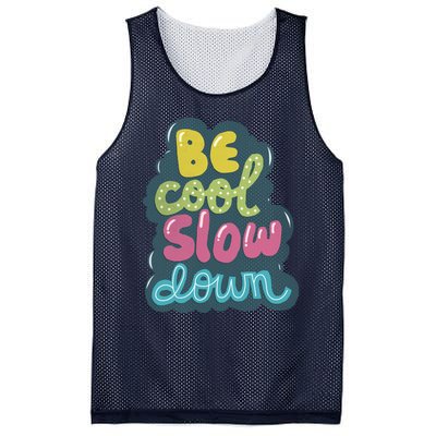 Be Cool Slow Down Mesh Reversible Basketball Jersey Tank