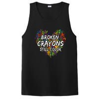 Broken Crayons Still Color Mental Health Awareness Supporter PosiCharge Competitor Tank