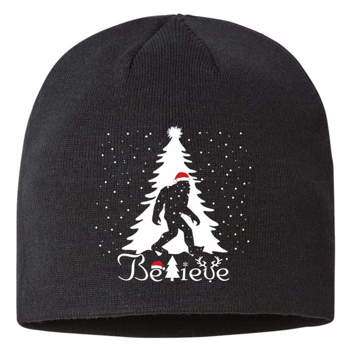 Believe Christmas Santa Bigfoot Hat Xmas Pj Costume Sustainable Beanie