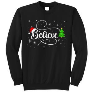 Believe Christmas Santa Holiday Sweatshirt