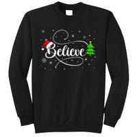 Believe Christmas Santa Holiday Sweatshirt