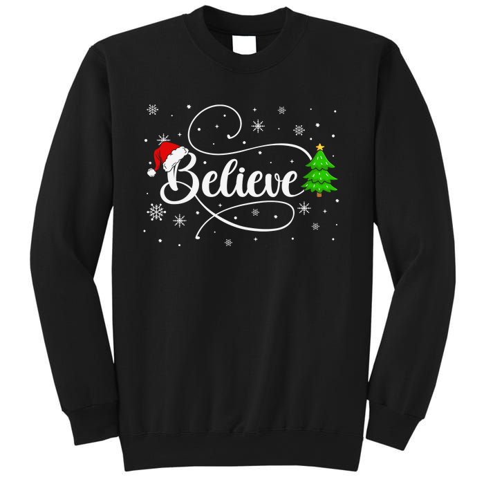 Believe Christmas Santa Holiday Sweatshirt