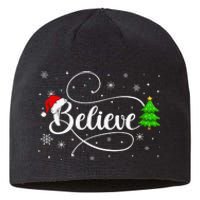 Believe Christmas Santa Holiday Sustainable Beanie