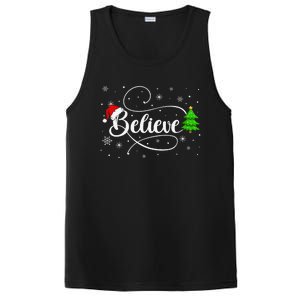 Believe Christmas Santa Holiday PosiCharge Competitor Tank