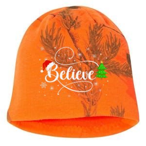 Believe Christmas Santa Holiday Kati - Camo Knit Beanie