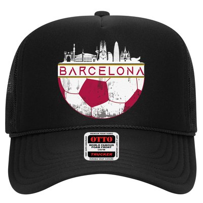 Barcelona City Skyline Soccer Sports Fans Cool Trucker Hat