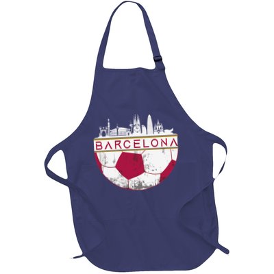 Barcelona City Skyline Soccer Sports Fans Cool Apron