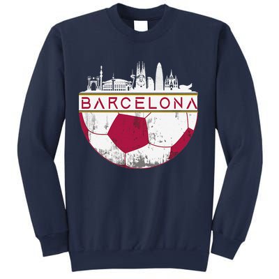 Barcelona City Skyline Soccer Sports Fans Cool Sweatshirt