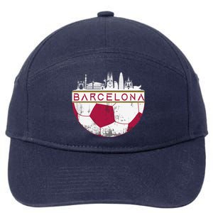 Barcelona City Skyline Soccer Sports Fans Cool 7-Panel Snapback Hat