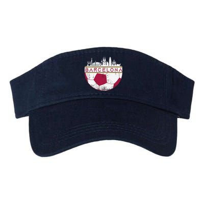 Barcelona City Skyline Soccer Sports Fans Cool Visor