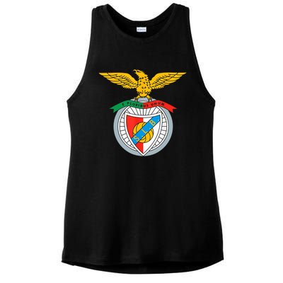 Benfica Club Supporter Fan Portugal Portuguese Ladies PosiCharge Tri-Blend Wicking Tank