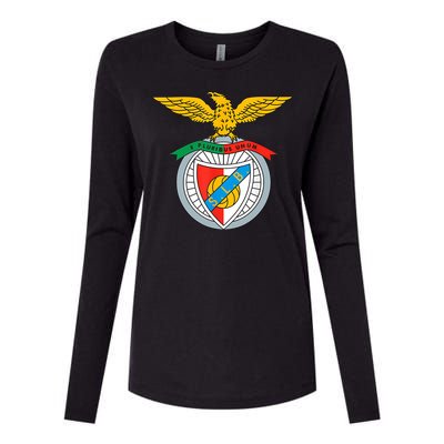 Benfica Club Supporter Fan Portugal Portuguese Womens Cotton Relaxed Long Sleeve T-Shirt