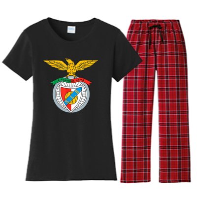 Benfica Club Supporter Fan Portugal Portuguese Women's Flannel Pajama Set