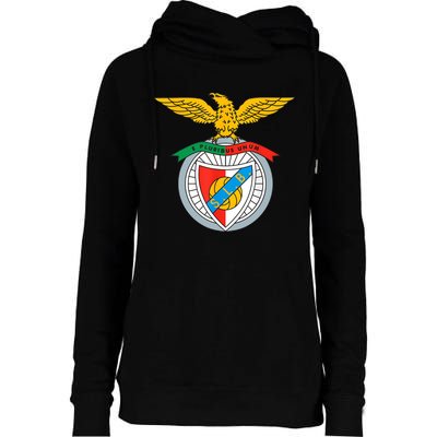 Benfica Club Supporter Fan Portugal Portuguese Womens Funnel Neck Pullover Hood