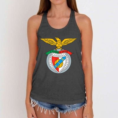 Benfica Club Supporter Fan Portugal Portuguese Women's Knotted Racerback Tank