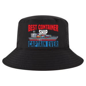 Best Container Ship Captain Ever Maritime Cargo Ship Gift Cool Comfort Performance Bucket Hat