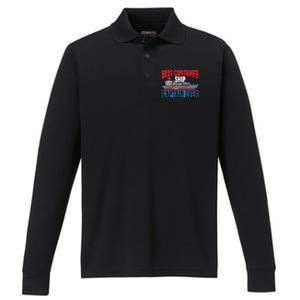 Best Container Ship Captain Ever Maritime Cargo Ship Gift Performance Long Sleeve Polo