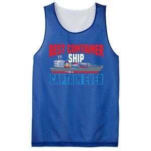 Best Container Ship Captain Ever Maritime Cargo Ship Gift Mesh Reversible Basketball Jersey Tank