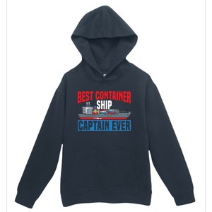 Best Container Ship Captain Ever Maritime Cargo Ship Gift Urban Pullover Hoodie