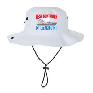 Best Container Ship Captain Ever Maritime Cargo Ship Gift Legacy Cool Fit Booney Bucket Hat