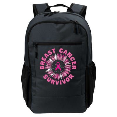 Breast Cancer Survivor Pink Ribbon Daily Commute Backpack