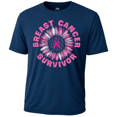 Breast Cancer Survivor Pink Ribbon Performance Shirt