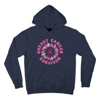 Breast Cancer Survivor Pink Ribbon Hoodie