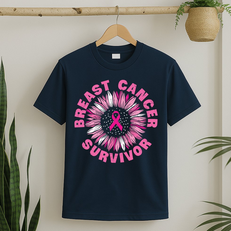 Breast Cancer Survivor Pink Ribbon T-Shirt