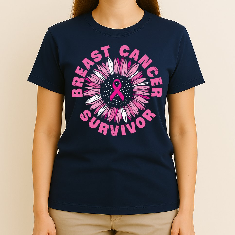 Breast Cancer Survivor Pink Ribbon T-Shirt
