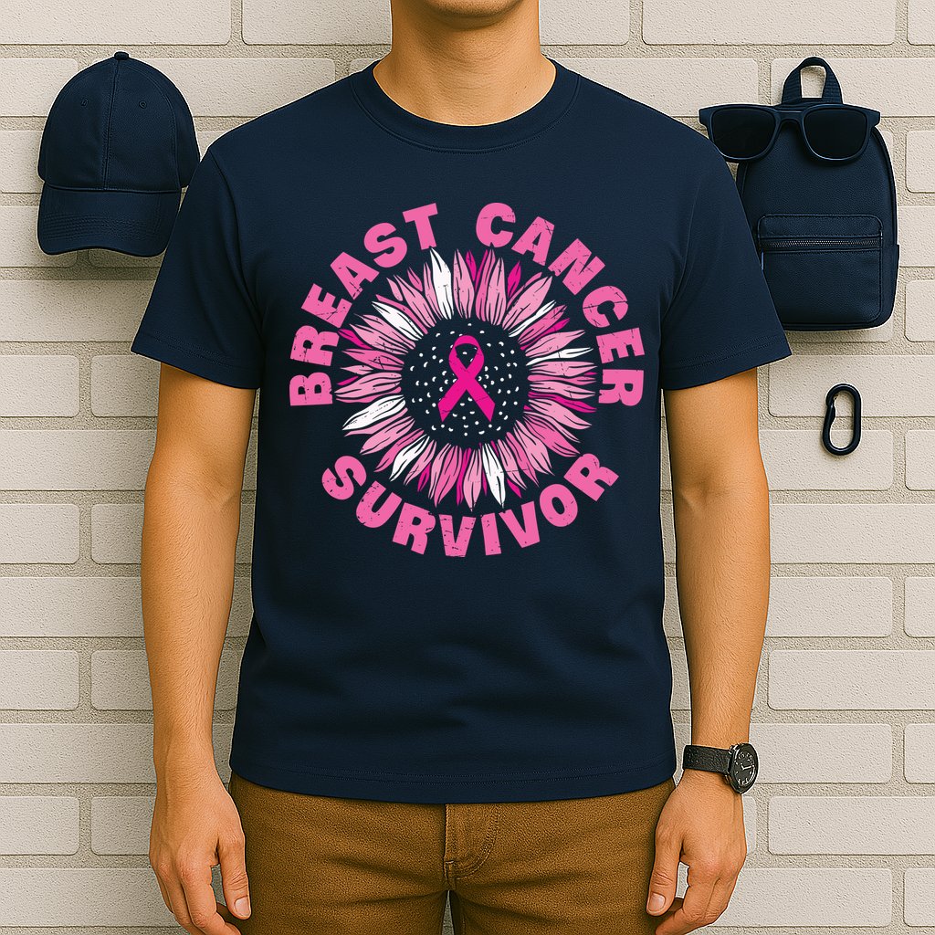 Breast Cancer Survivor Pink Ribbon T-Shirt