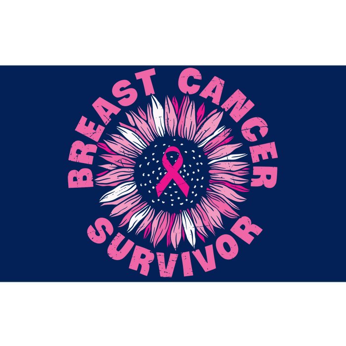 Breast Cancer Survivor Pink Ribbon Bumper Sticker