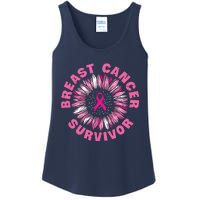 Breast Cancer Survivor Pink Ribbon Ladies Essential Tank