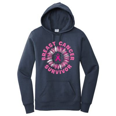 Breast Cancer Survivor Pink Ribbon Women's Pullover Hoodie