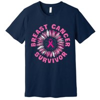 Breast Cancer Survivor Pink Ribbon Premium T-Shirt