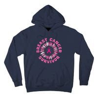 Breast Cancer Survivor Pink Ribbon Tall Hoodie