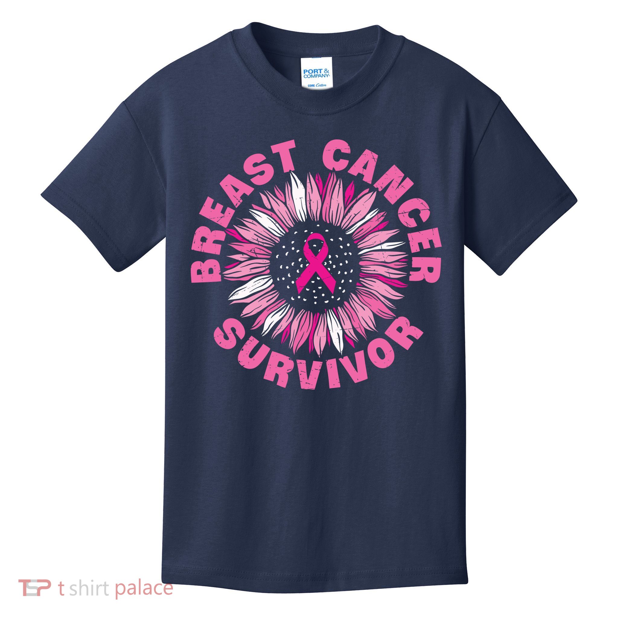 Breast Cancer Survivor Pink Ribbon Kids T-Shirt