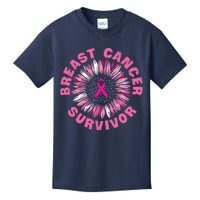 Breast Cancer Survivor Pink Ribbon Kids T-Shirt