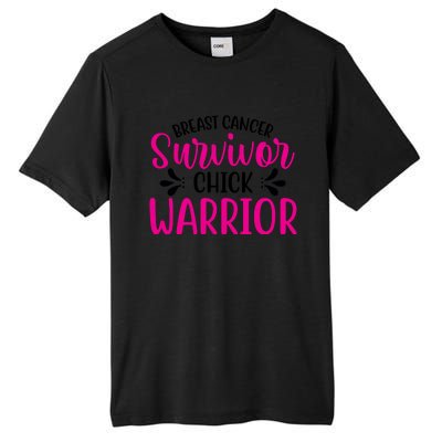 Breast Cancer Survivor Chick Warrior Tall Fusion ChromaSoft Performance T-Shirt